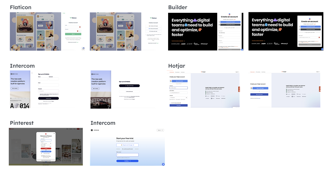 Google sign up - Ellie Dawson's Portfolio