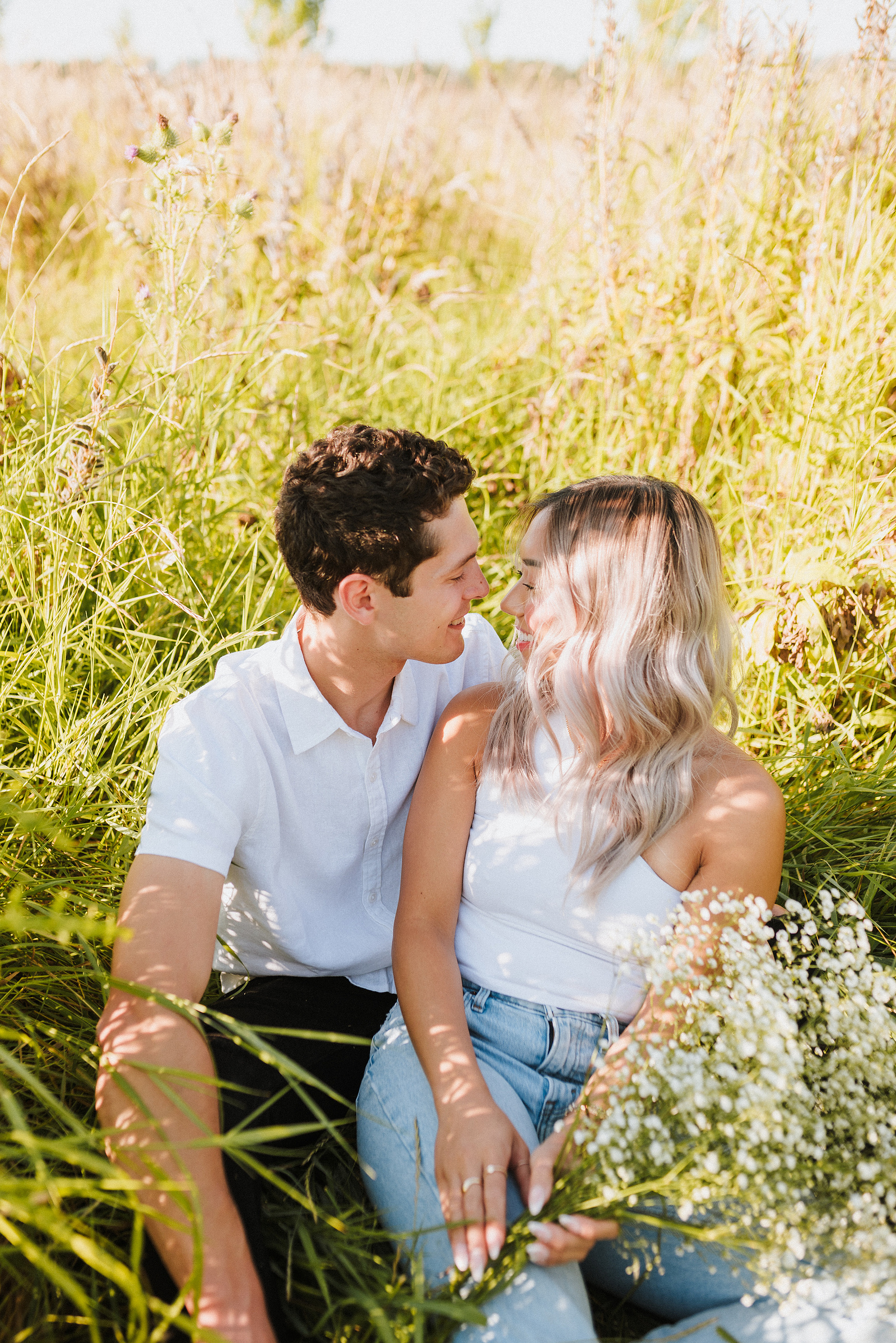 summer puyallup couples session in washington 