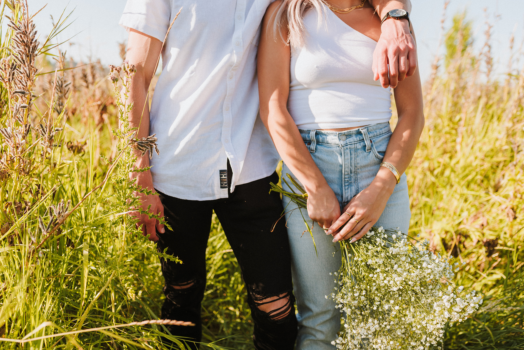 summer puyallup couples session in washington 