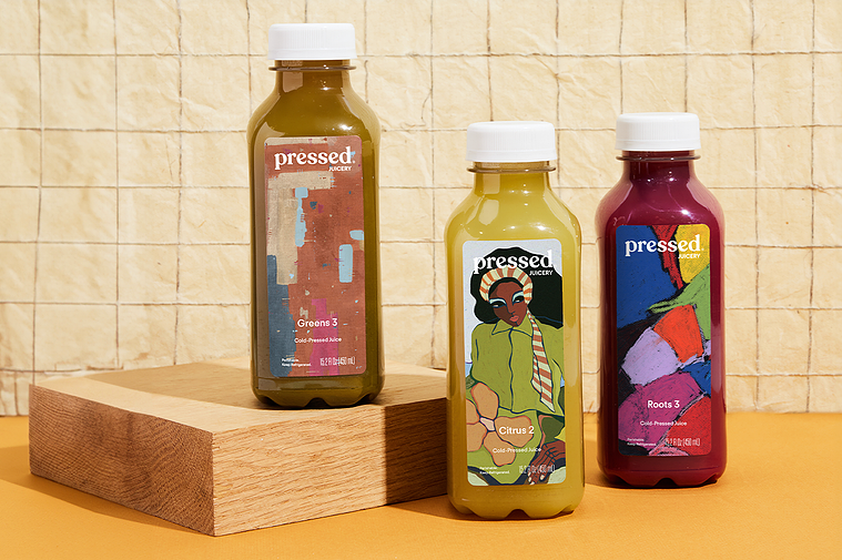 Pressed Juicery x Julian Jamaal Jones. 1 of 3 artists selected for Black History Month Partnership. 2025
