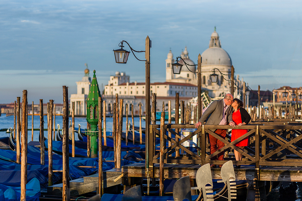 iconic sunrise view in Venice