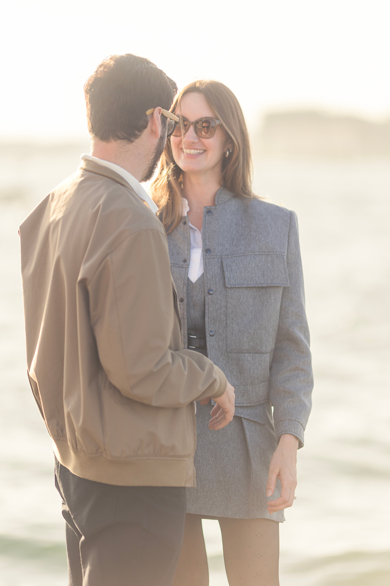 couple after the proposal