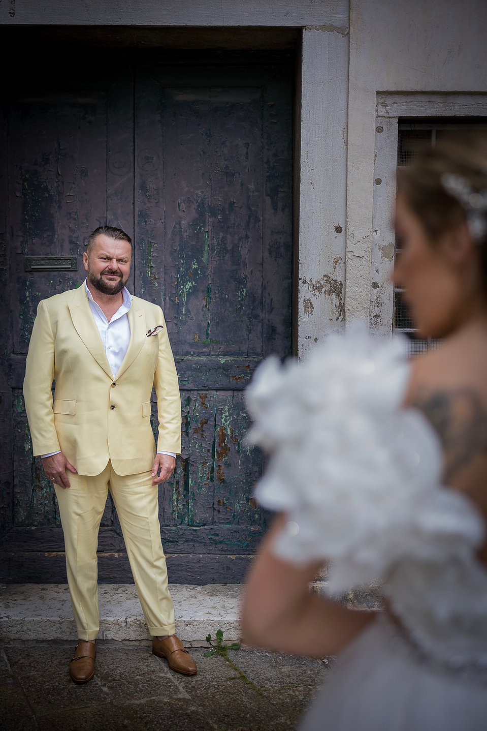 portrait of the groom