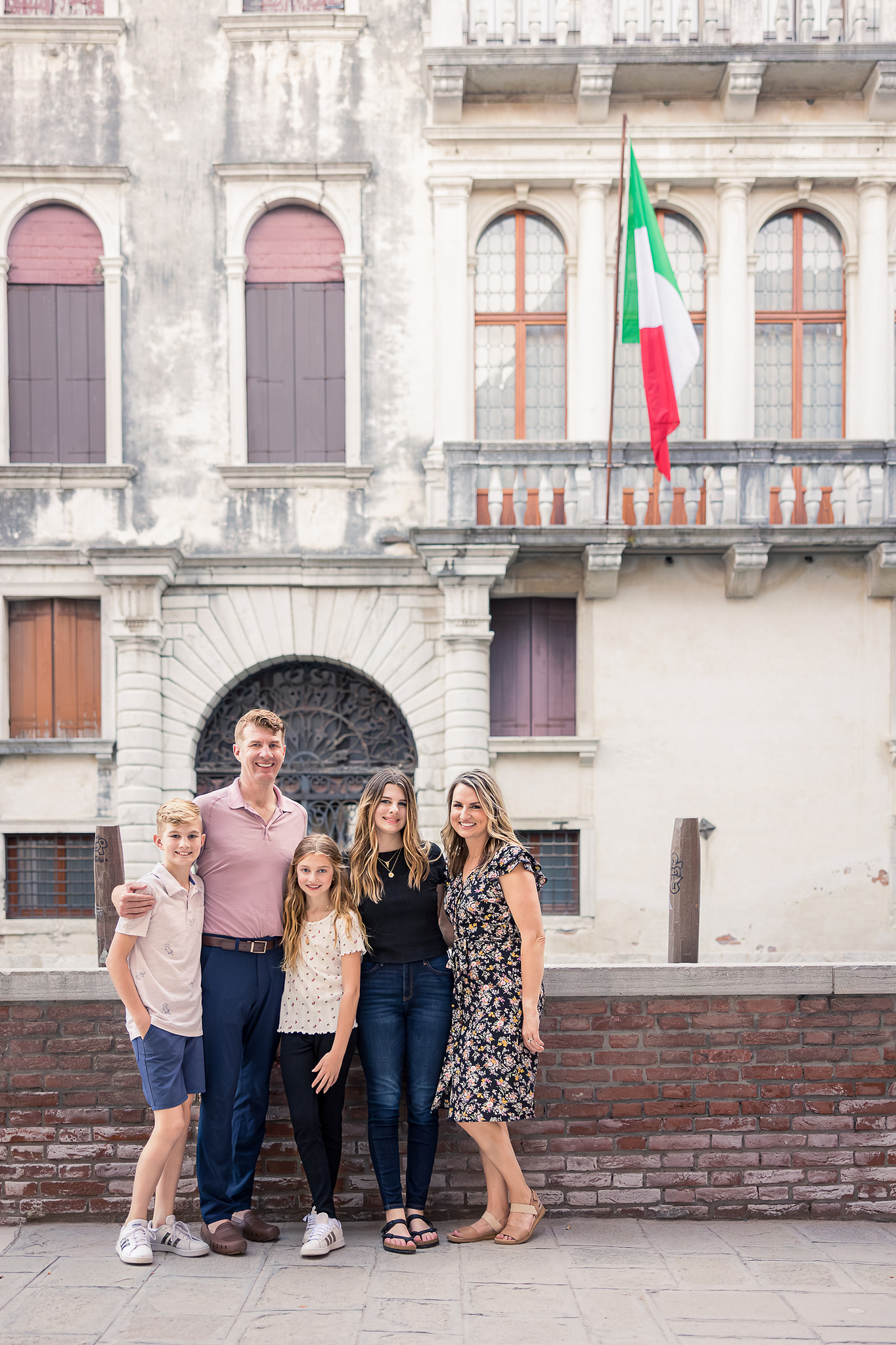Family portrait in Venice