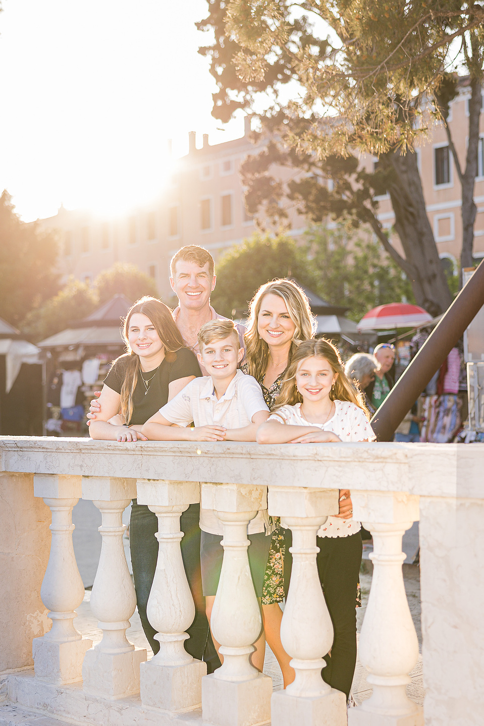 family portrait in Venice