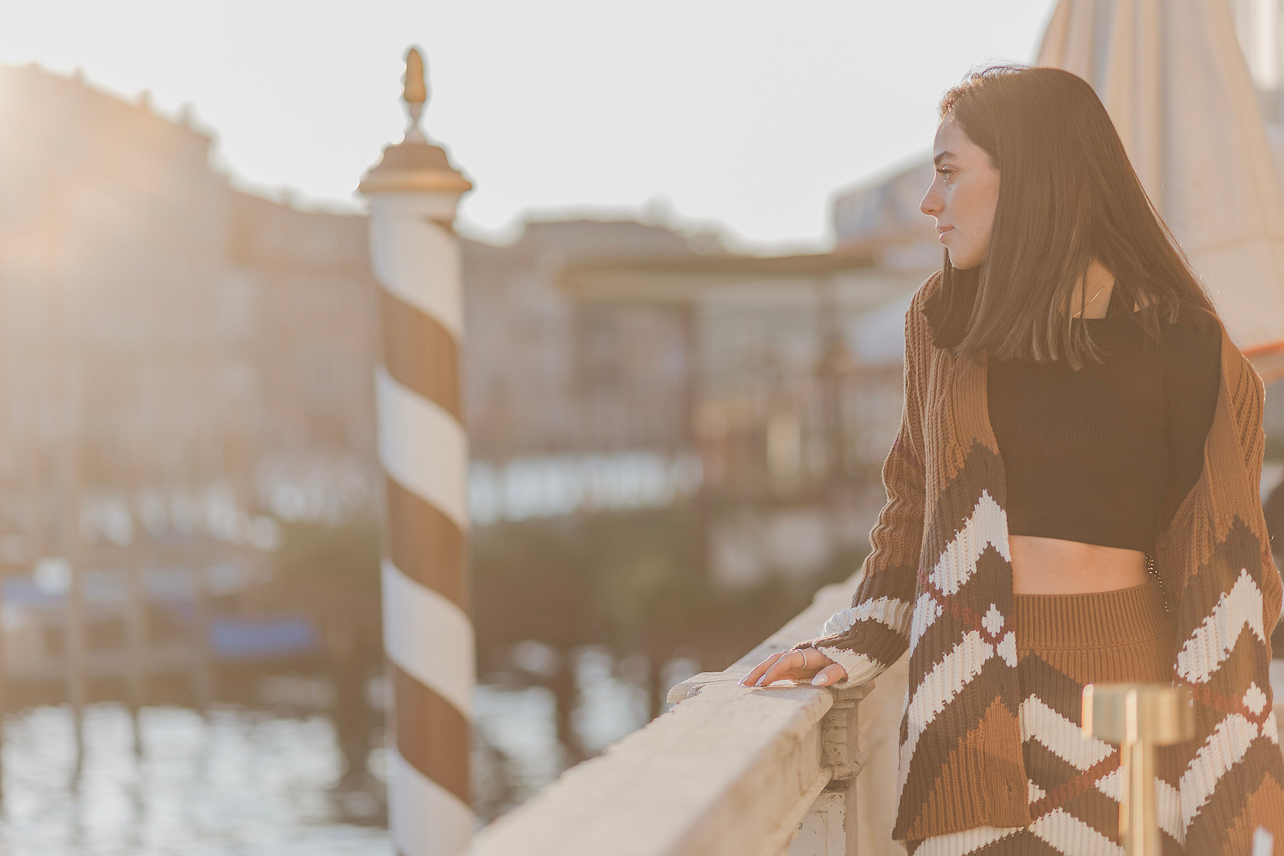 St. Regis Terrace on Grand Canal is a lovely setting for a portrait