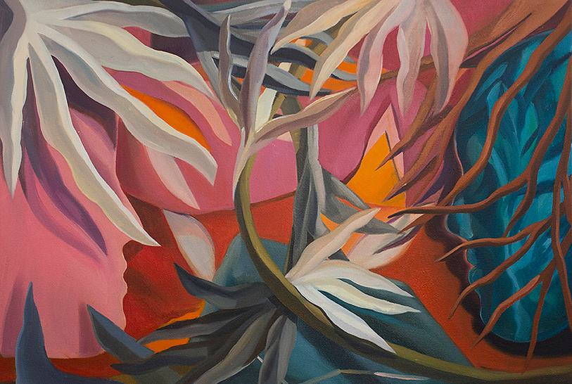 Oil paint, colorful, artist