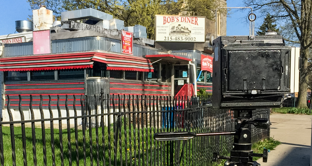 Bob's Diner along Ridge Ave. in the Roxborough section of Philadelphia.