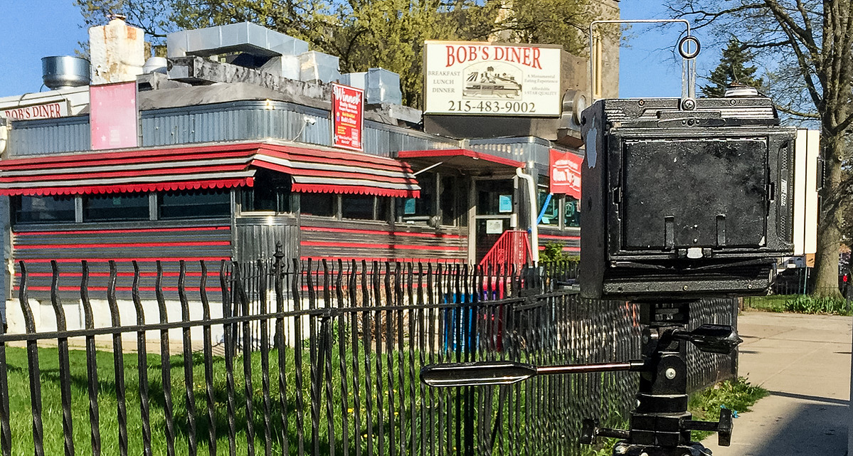 Bob's Diner along Ridge Ave. in the Roxborough section of Philadelphia.