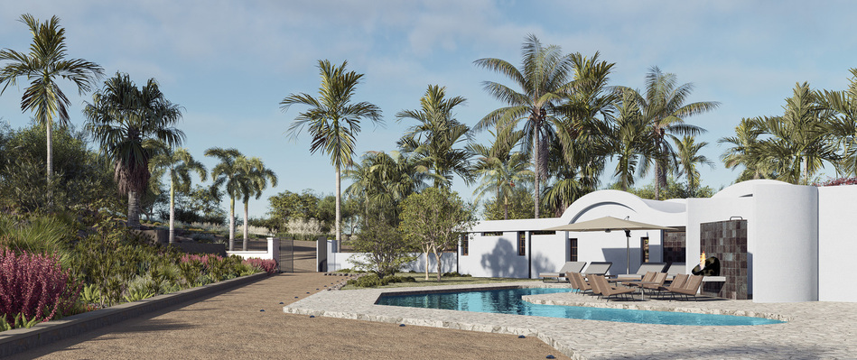 Restoration, beach property renovation, landscaping, pool design, interior architecture, Antonio Bonet Castellana 