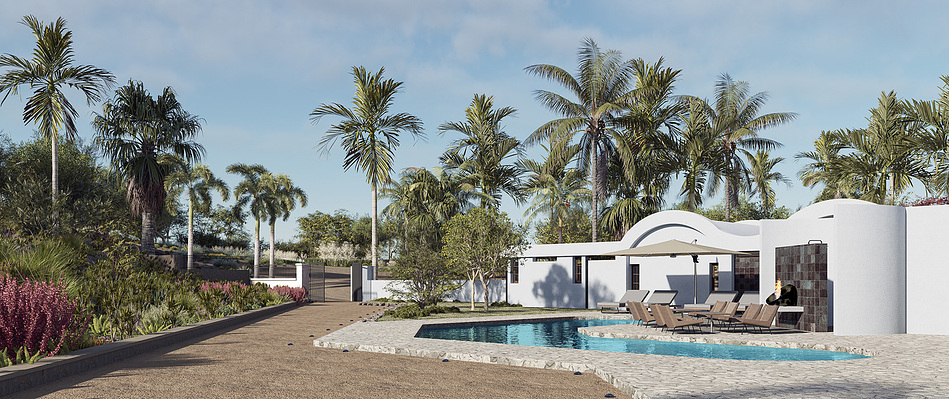 Restoration, beach property renovation, landscaping, pool design, interior architecture, Antonio Bonet Castellana 