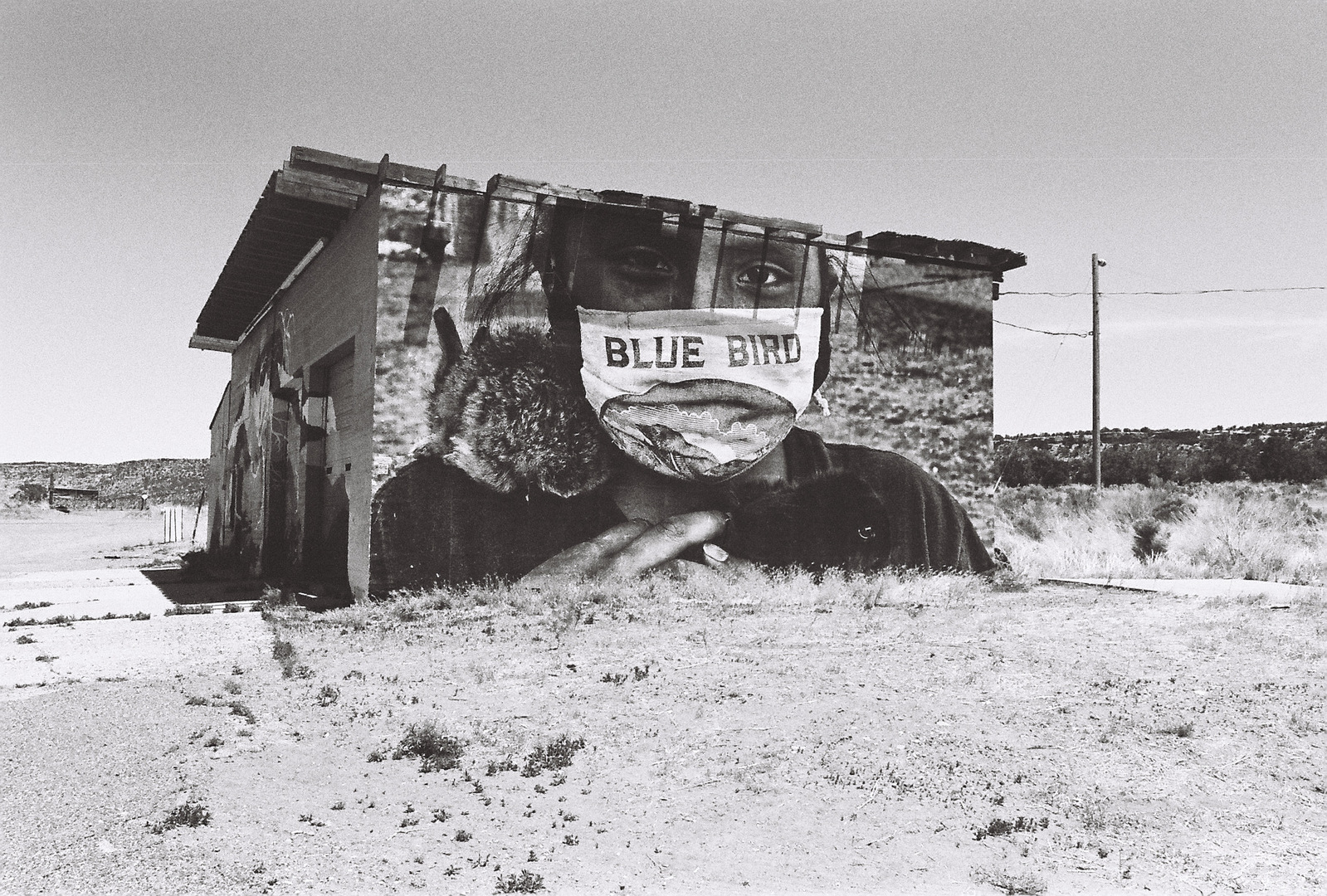 An old structure found on an Indian Reservation in Arizona.