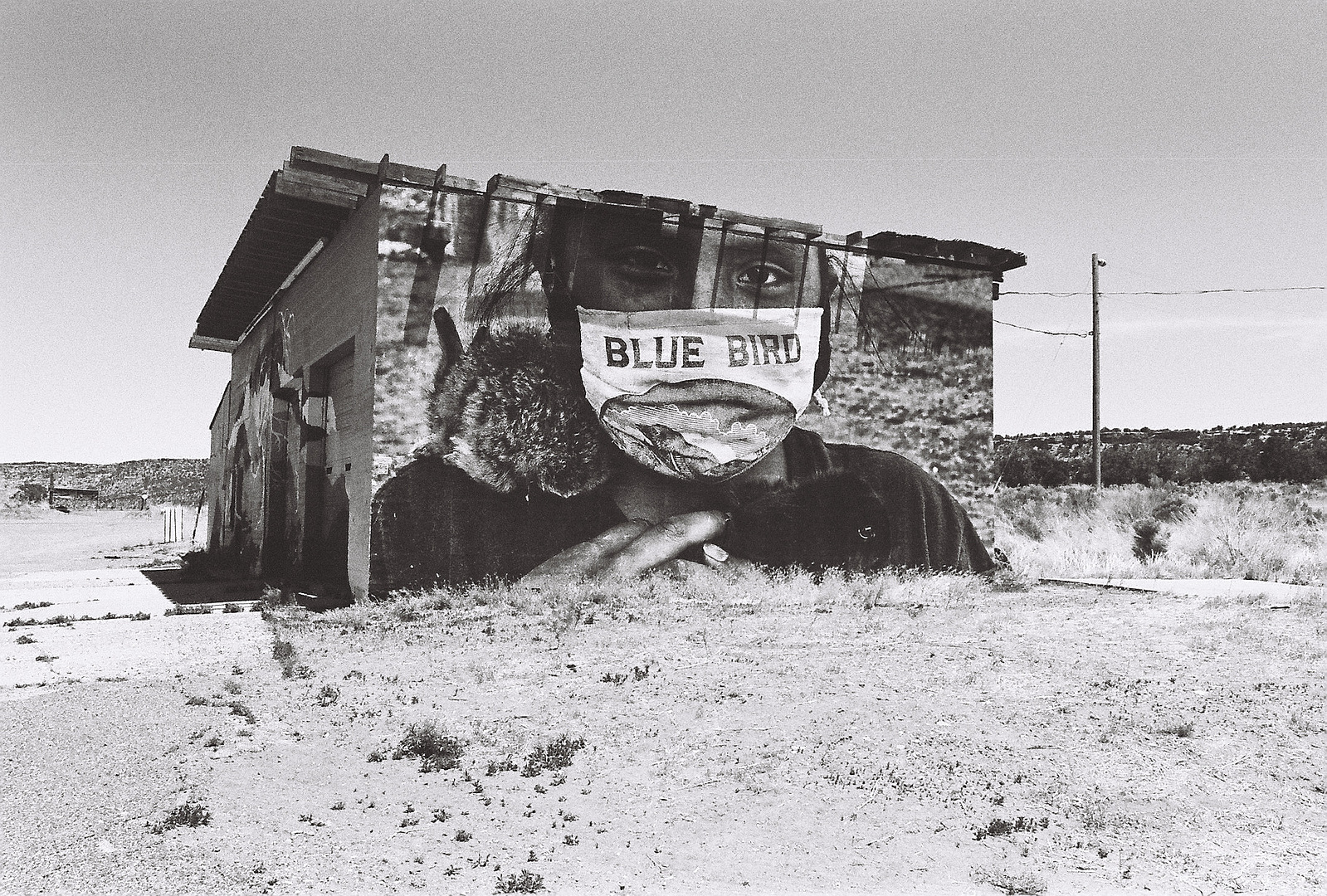 An old structure found on an Indian Reservation in Arizona.