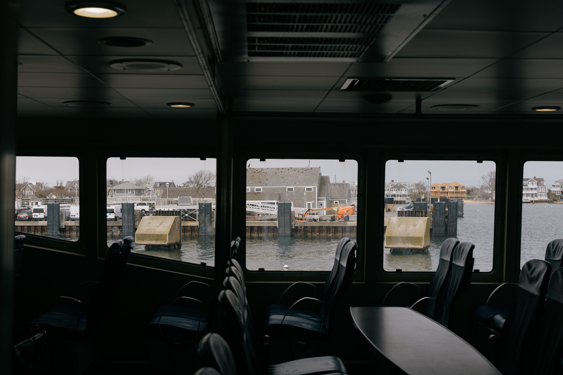 Day Trip to Nantucket | Shannon C Broderick 

The interior of a Hy-Line ferry going to Nantucket