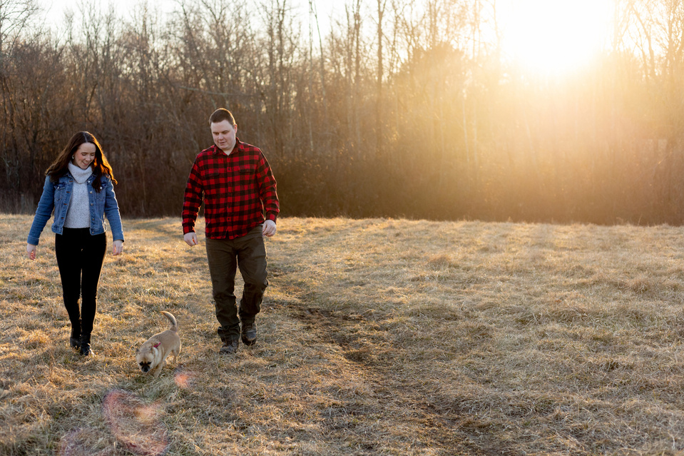 Engagement Photos at Chorney Property, North Attleboro, Massachusetts