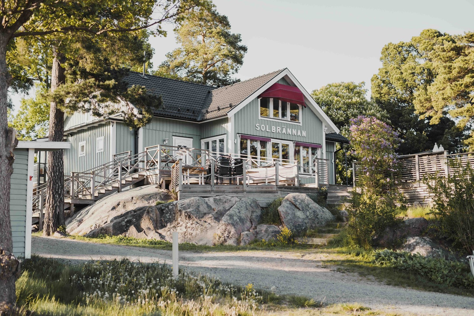 Bröllopsfest på restaurang Solbrännan i Österskär i norra Stockholm.