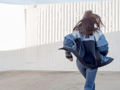 Ysalinne Lannes - eco-fashion, recycled jeans, fashion designer
©sophiechurlaud, Fashion photography, Montreal photography
Fashion Photographer, concrete, colorblock