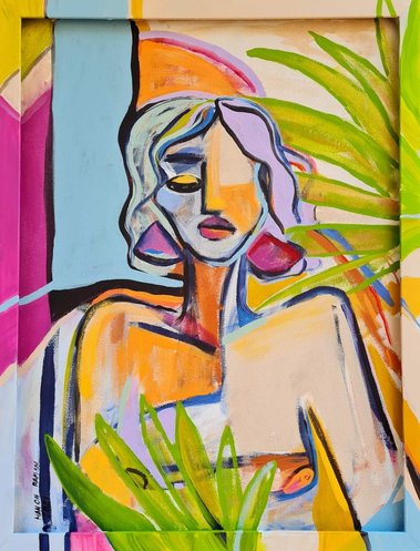 Manon Raman
Tropical Block painting
The Bagel Hole January 7, 2022
The Purposeful Mayonnaise