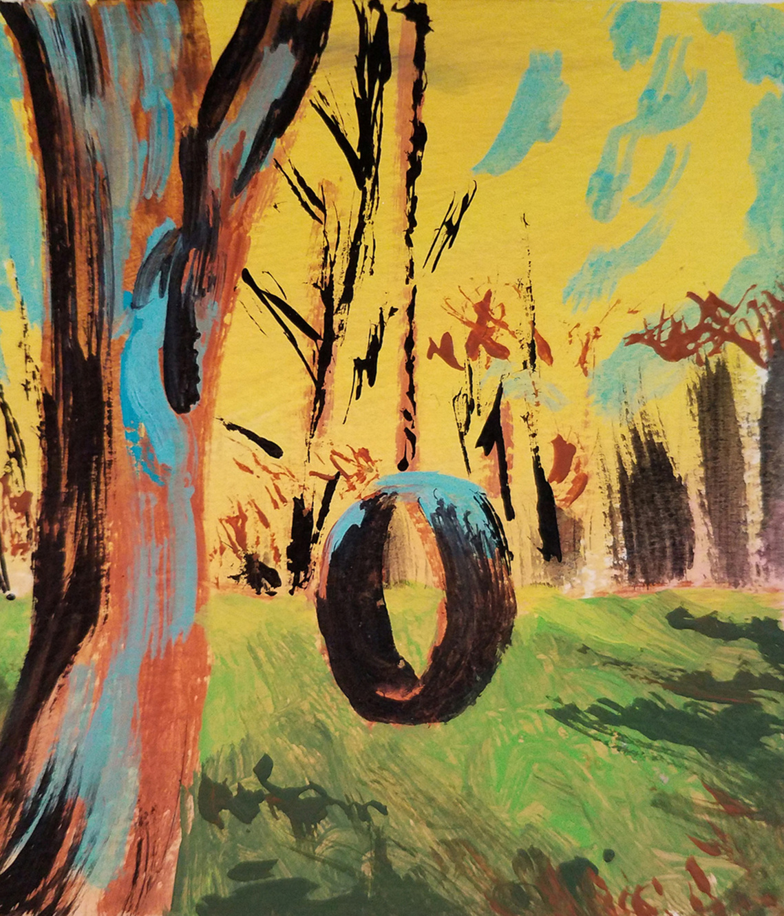The Purposeful Mayonnaise
The Bagel Hole
Art Words Ideas
Tilly Strauss Tire Swing