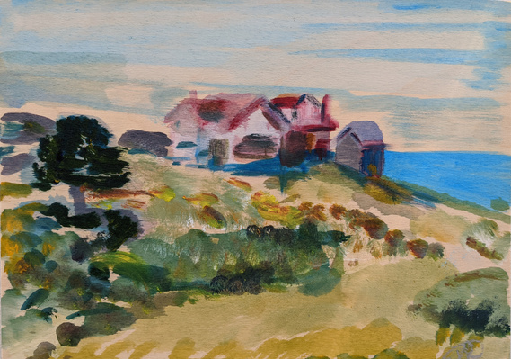 Tina Rawson painting
House on the Hill
