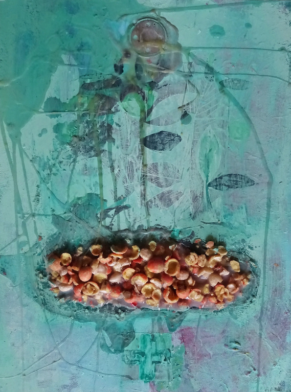 Sona Sahakian - A New Existence, 2020, mixed media