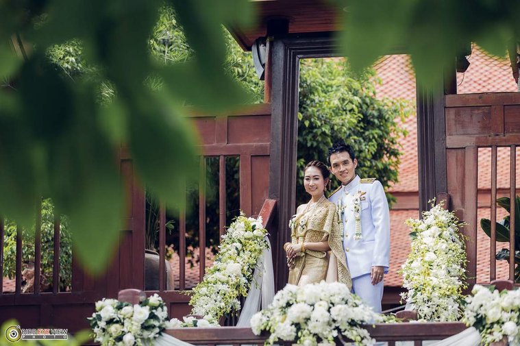 แต่งงานพิธีไทยเรือนไทยศูนย์วัฒนธรรมพระนคร มหาวิทยาลัยราชภัฎพระนคร - กรุงเทพมหานคร