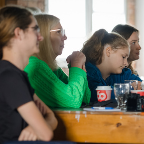 Photography workshop attendees focused on hands-on camera training in  Ontario. Our workshops are designed for all skill levels, offering in-depth photography techniques and practical camera handling to help you capture stunning images with confidence