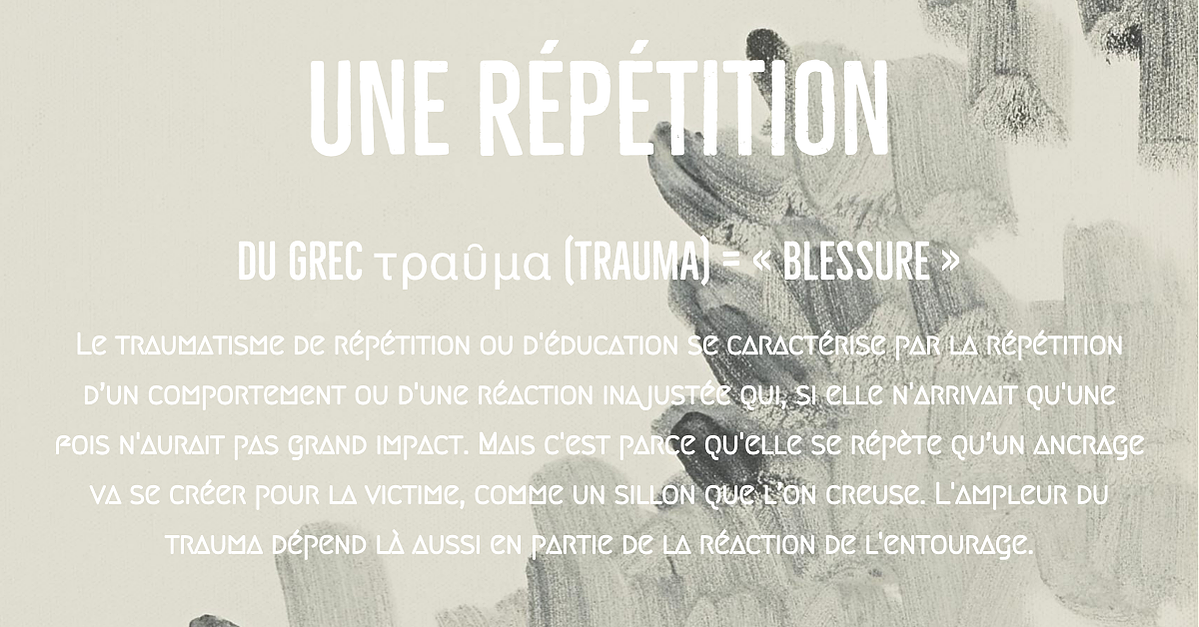 Visuel décrivant ce qu'est une répétition.