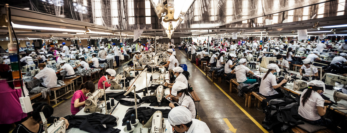 Ando International Garment Factory by Ilo/Aaron Santos. Available via Creative Commons 2.0 https://creativecommons.org/licenses/by-nc-nd/2.0/ 