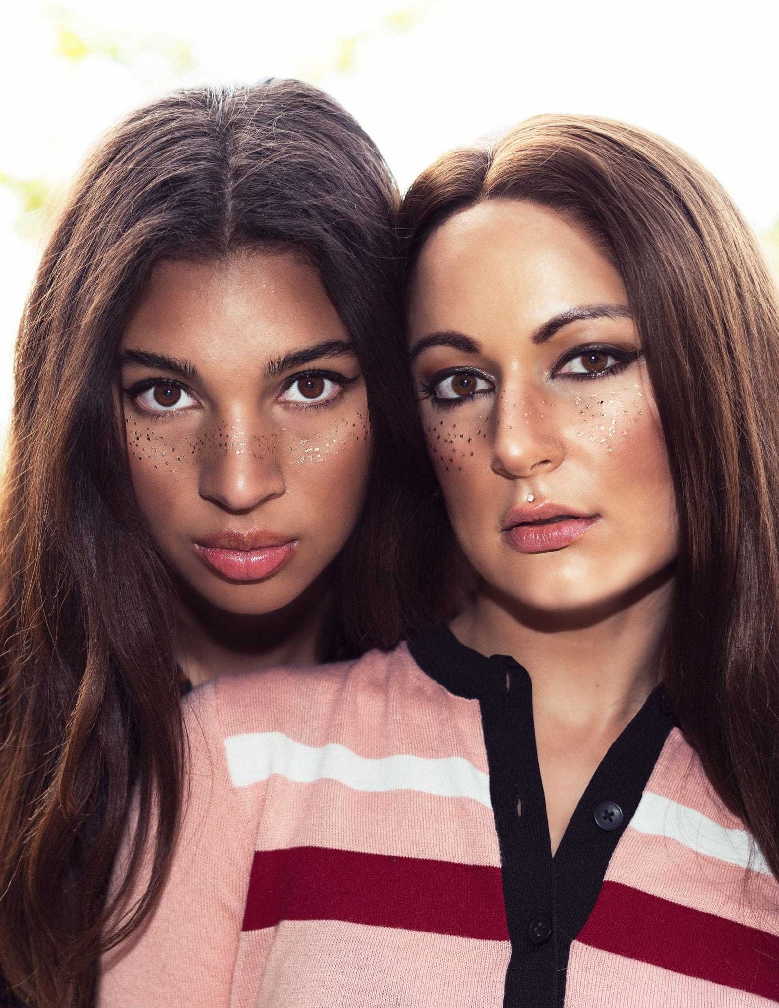 Best models in Glasgow pose with foxes for top Scotland commercial fashion photographer for clothing line in magazine photo shoot - Photography by Nate Cleary