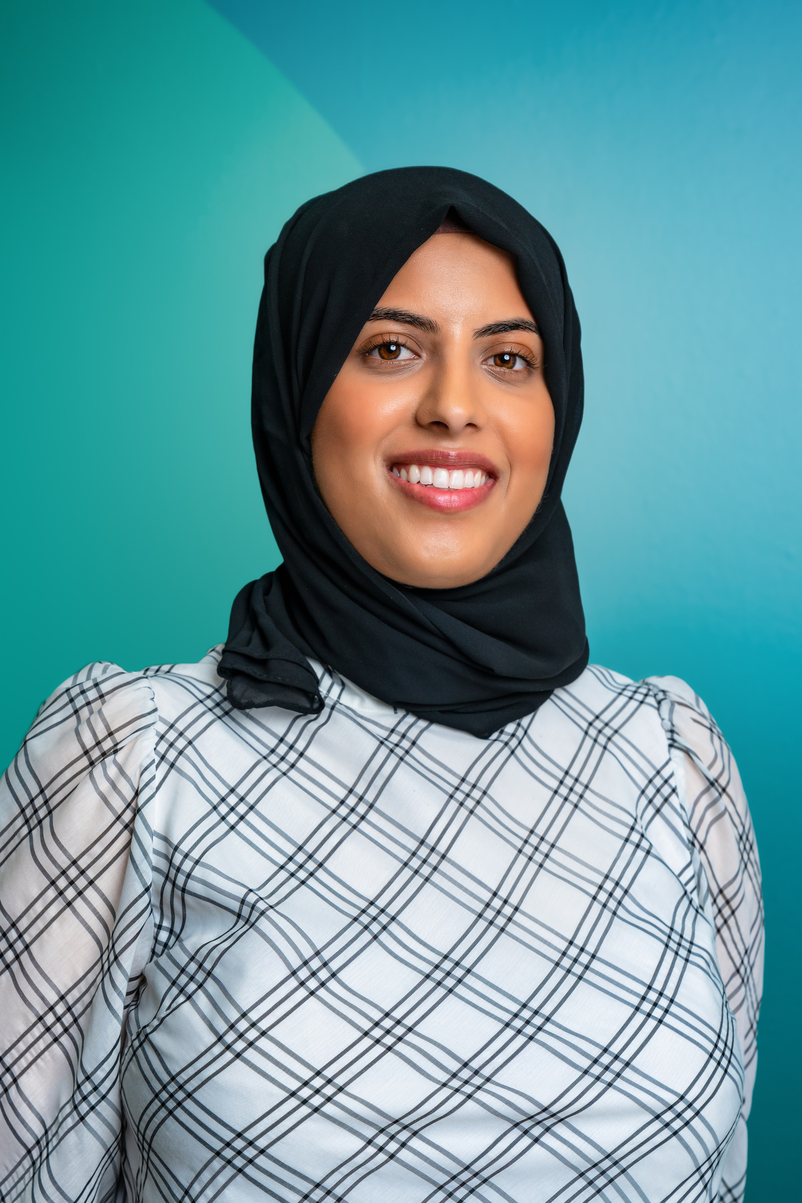 Scotland client posing for studio headshots from Oracle Law at Glasgow - Photography by Nate Cleary
