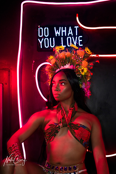 Best model in Scotland poses for clothing line in studio for top Glasgow fashion photographer in commercial photoshoot - Photography by Nate Cleary
