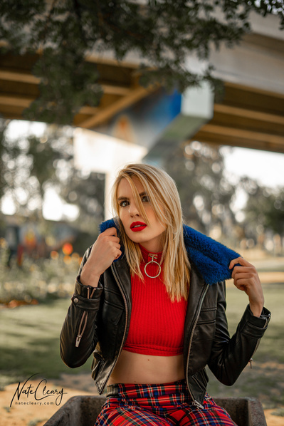 Best model in Scotland poses for creative clothing brand at skate park for top fashion photographer in Glasgow at commercial photoshoot - Photography by Nate Cleary