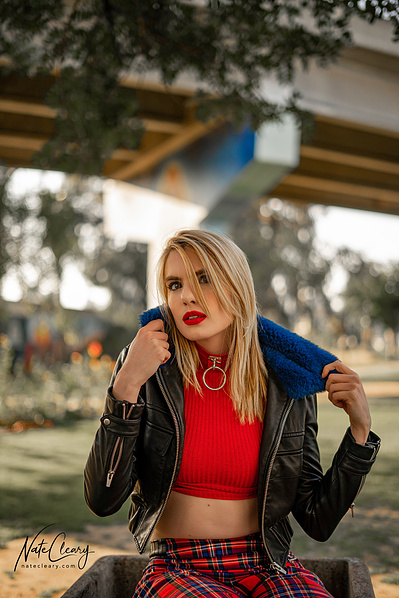 Best model in Scotland poses for creative clothing brand at skate park for top fashion photographer in Glasgow at commercial photoshoot - Photography by Nate Cleary