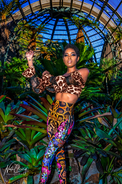 Best model in Glasgow poses for clothing line outdoors for top Scotland fashion photographer in commercial photoshoot - Photography by Nate Cleary