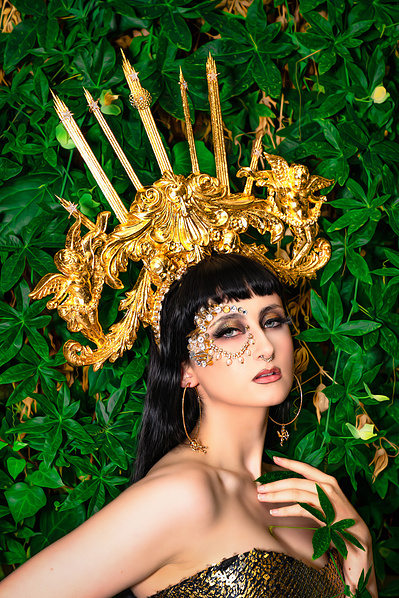 Best model in Glasgow poses in a studio for top Scotland commercial photographer in fashion photo shoot - Photography by Nate Cleary