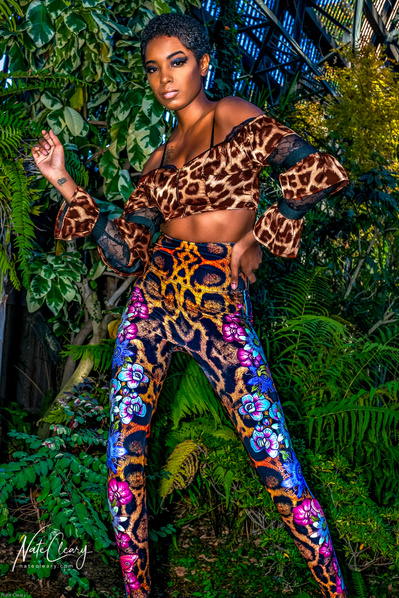 Best model in Glasgow poses for clothing line outdoors for top Scotland fashion photographer in commercial photoshoot - Photography by Nate Cleary
