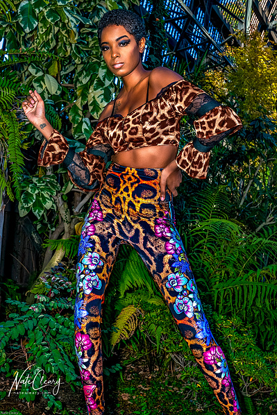 Best model in Glasgow poses for clothing line outdoors for top Scotland fashion photographer in commercial photoshoot - Photography by Nate Cleary