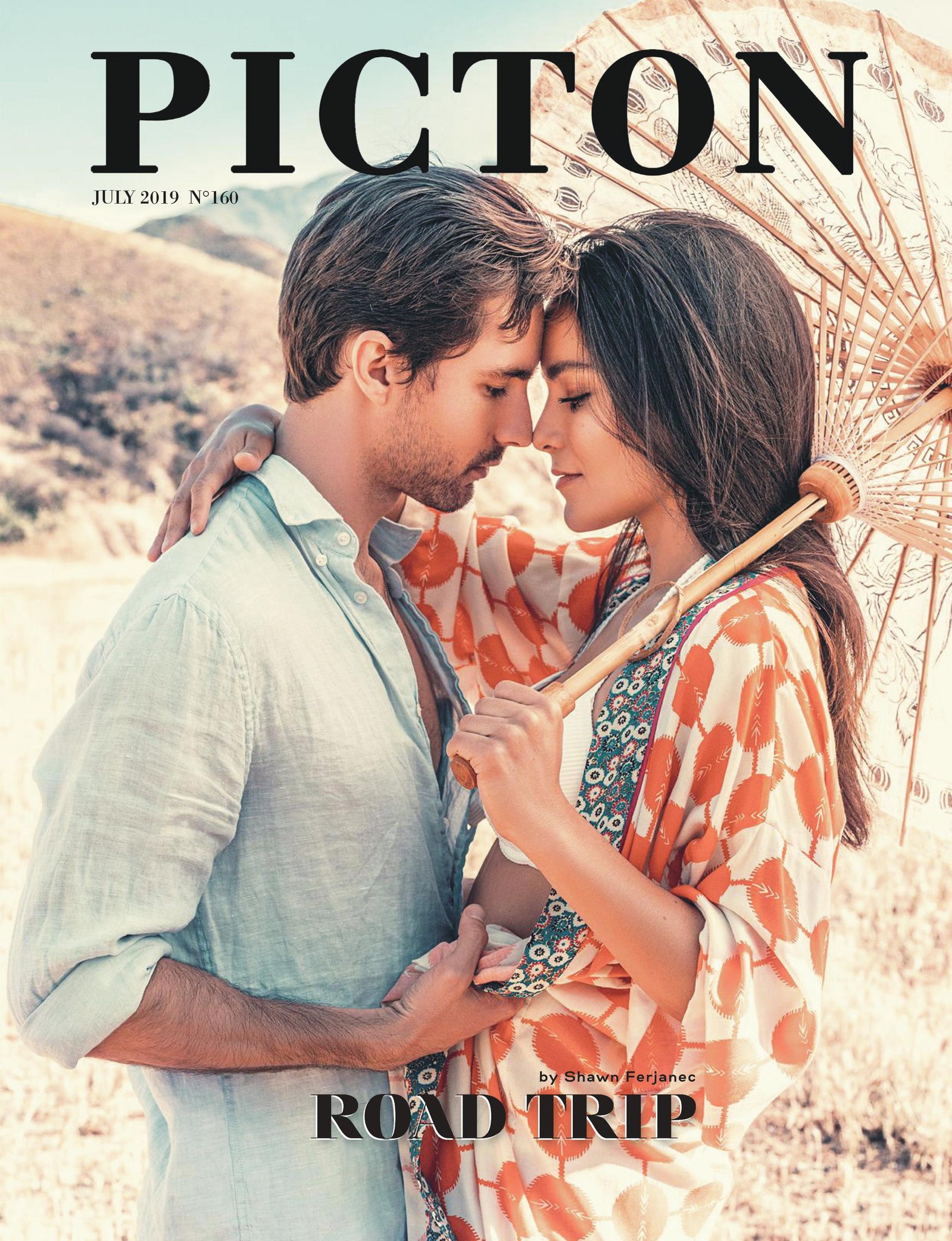 Model posing for commercial fashion magazine cover - Photography by Nate Cleary