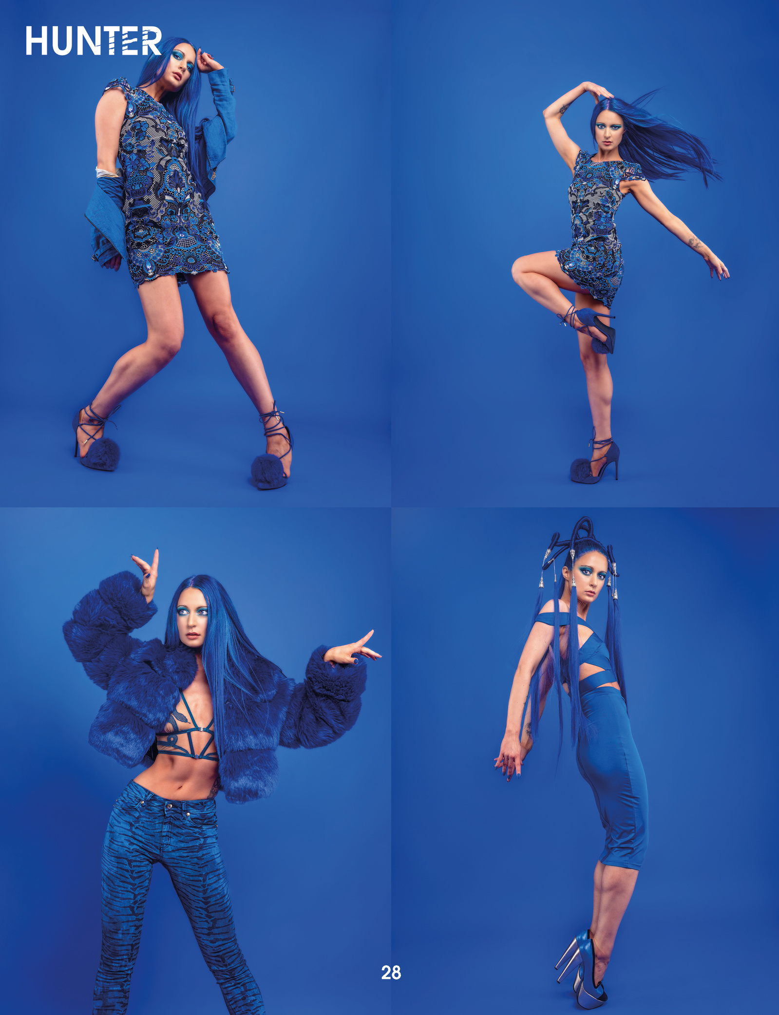 Top model in Scotland poses for best Glasgow commercial fashion photographer for clothing line in magazine photo shoot - Photography by Nate Cleary