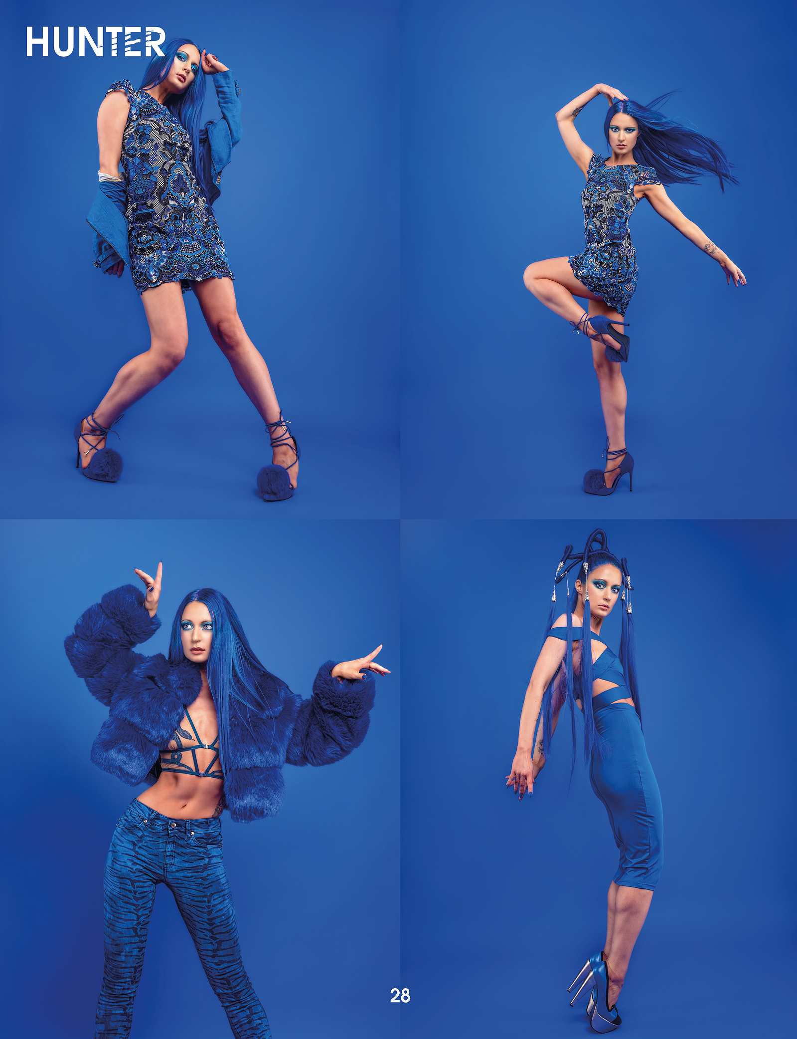 Top model in Scotland poses for best Glasgow commercial fashion photographer for clothing line in magazine photo shoot - Photography by Nate Cleary