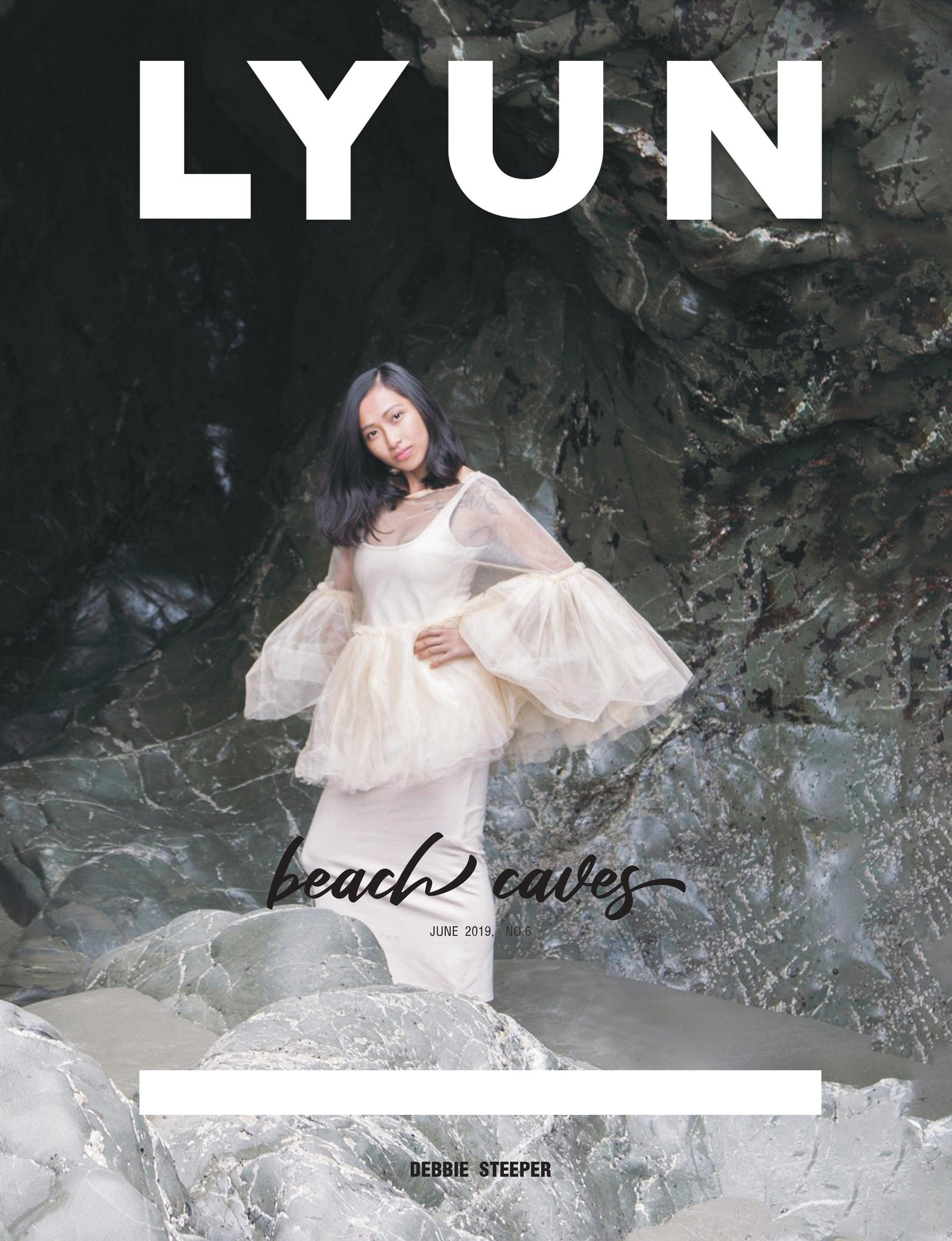 Model posing for commercial fashion magazine cover - Photography by Nate Cleary