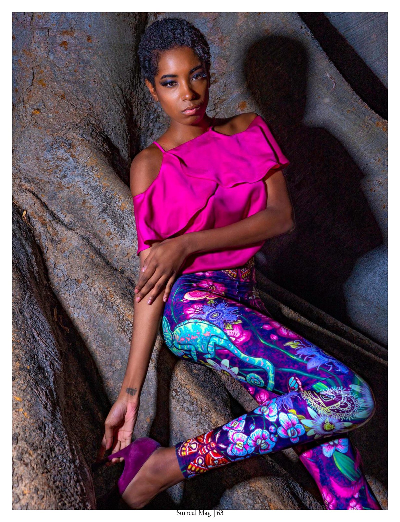 Top agency model in Scotland poses outdoors for best Glasgow commercial fashion photographer for clothing line in magazine photo shoot - Photography by Nate Cleary