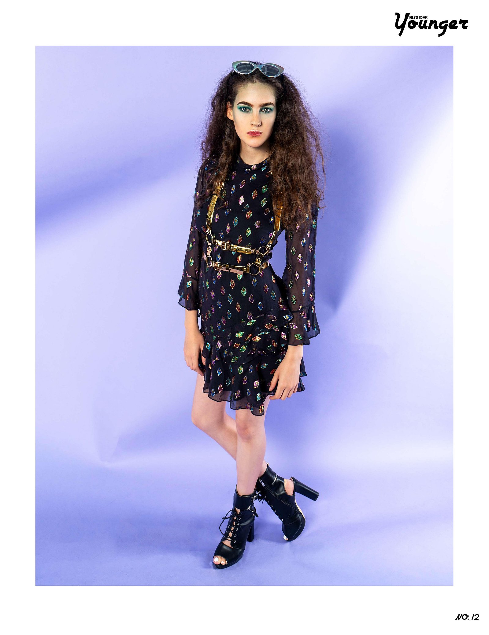 Top models in Scotland pose in studio for best Glasgow commercial fashion photographer for clothing line in magazine photo shoot - Photography by Nate Cleary