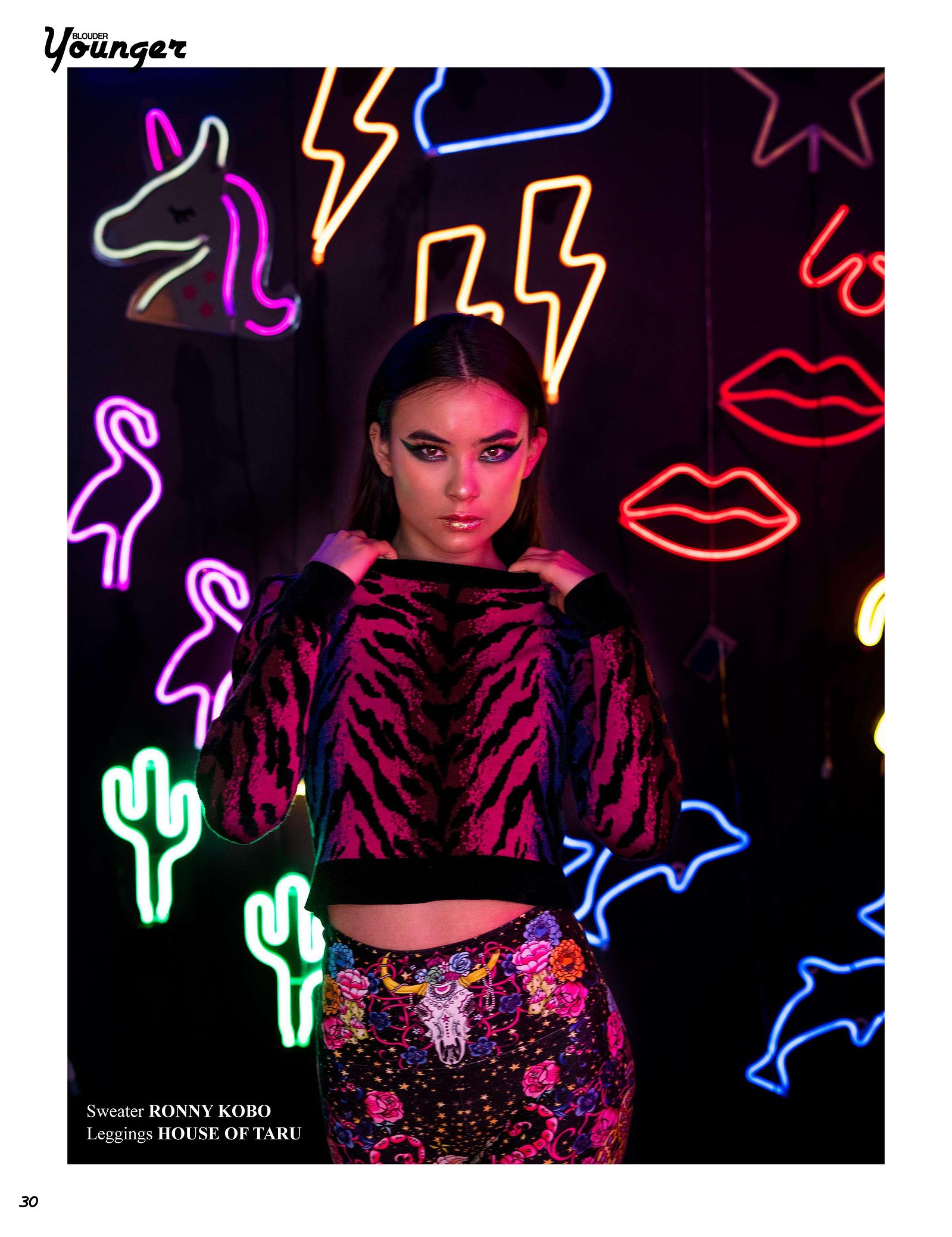 Top models in Scotland pose in studio for best Glasgow commercial fashion photographer for clothing line in magazine photo shoot - Photography by Nate Cleary