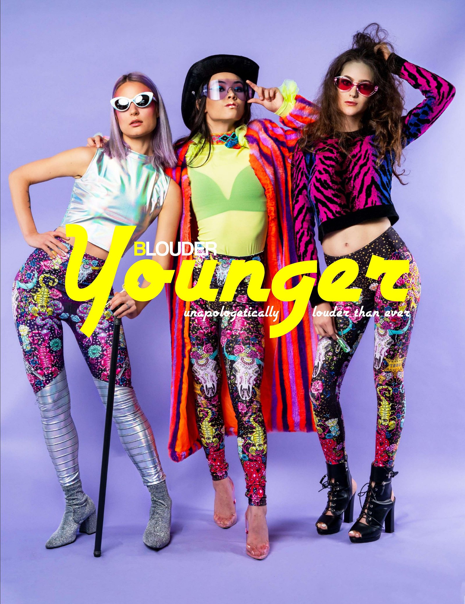 Top models in Scotland pose in studio for best Glasgow commercial fashion photographer for clothing line in magazine photo shoot - Photography by Nate Cleary