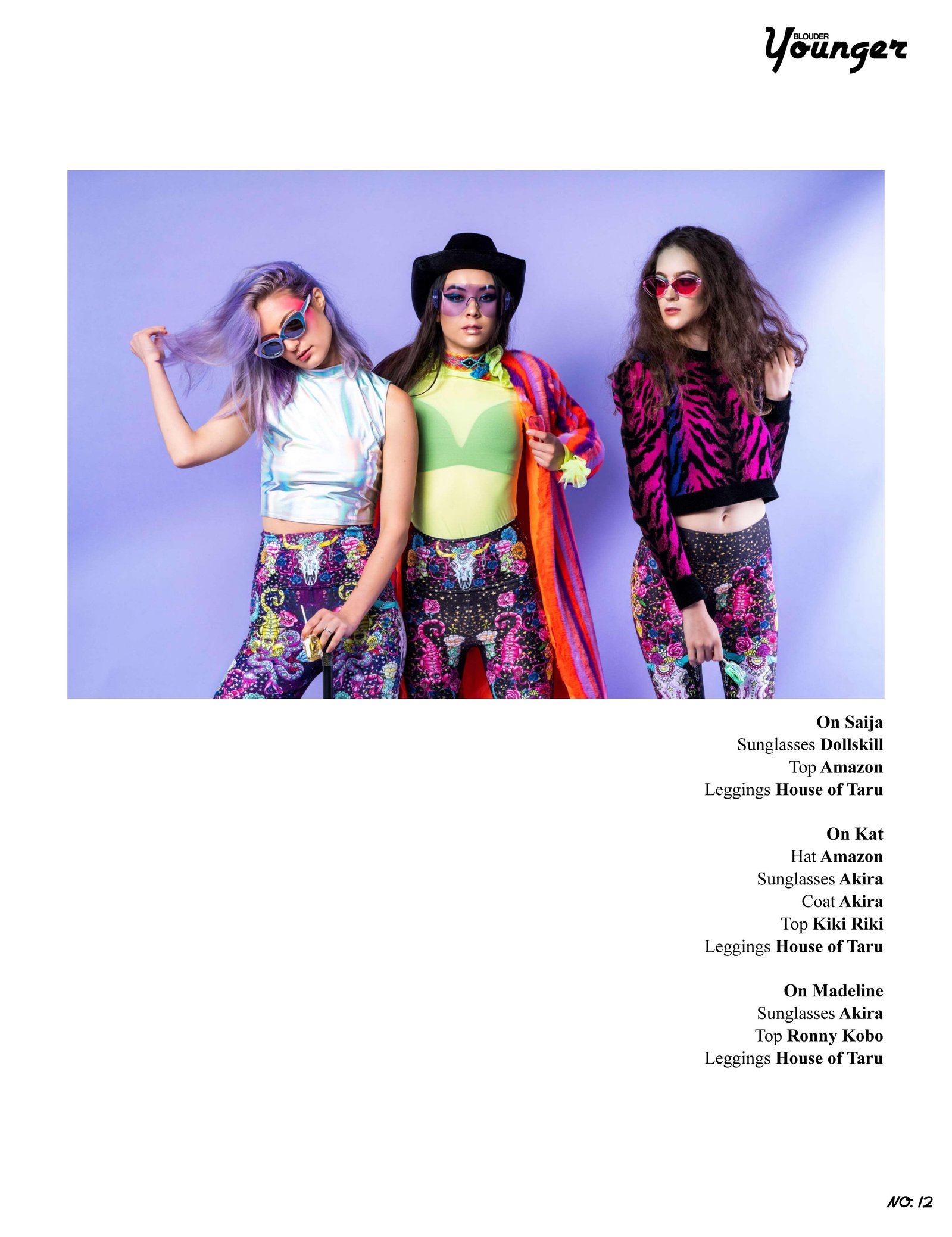 Top models in Scotland pose in studio for best Glasgow commercial fashion photographer for clothing line in magazine photo shoot - Photography by Nate Cleary
