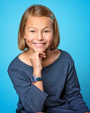 Student child yearbook headshot session - Photography by Nate Cleary
