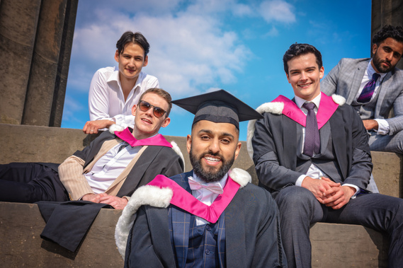 Scotland family at graduation for University of Edinburgh- Photography by Nate Cleary