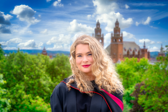 Scotland student at graduation for University of Glasgow- Photography by Nate Cleary